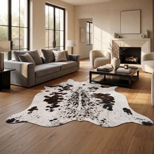 Genuine cowhide rug - genuine, real