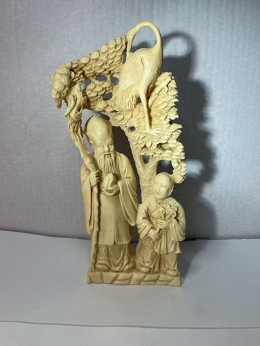 Vintage chinese resin figurine - resin,