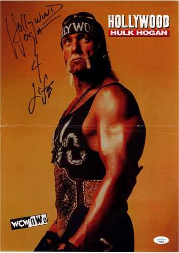 Hollywood hulk hogan signed - hogan,
