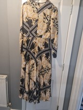 Coast Navy abd Gold Maxi Dress