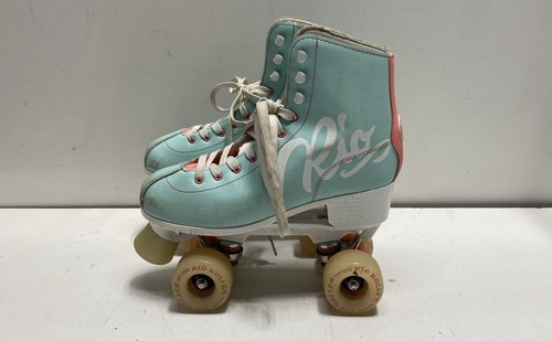 Rio roller script teal coral - rio,