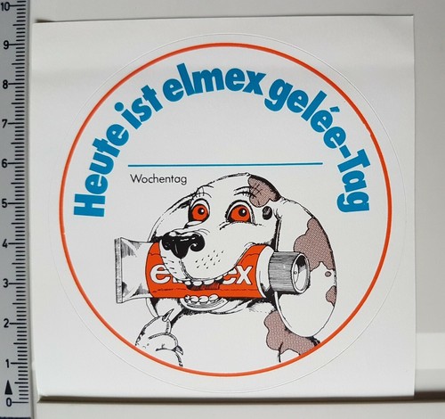 Decal sticker elmex jelly - decal,