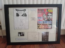 Reggie Kray signed Art work