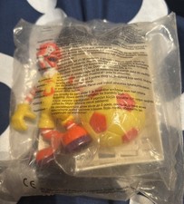 Vintage 1997 McDonalds Ronald McDonald Football Toy Happy Meal Figure-New in Bag