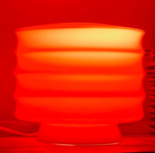 Habitat vintage red glass - habitat, lamp