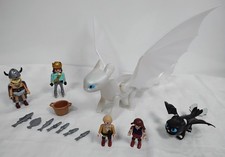 Playmobil 70038 How to Train Your Dragon Playset (nr complete) + Vikings - T14GA