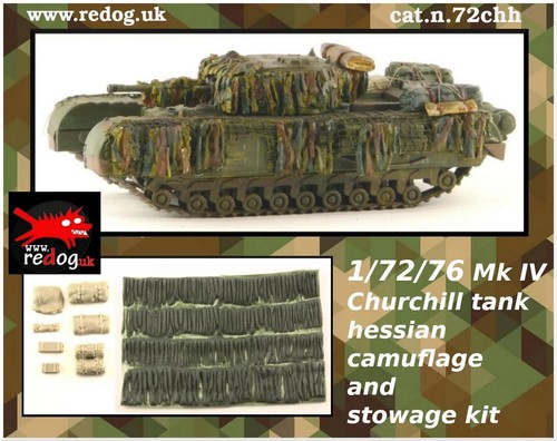 Redog churchill tank - 1:72,