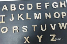 Handcrafted Wooden Alphabet