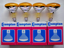 4x 100w Yellow R95 B22 Bayonet