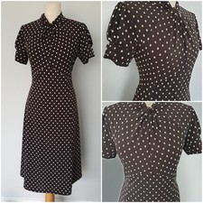 Vintage 1940s style brown - vintage,