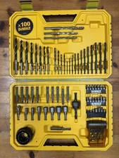 DeWALT DT71563-QZ Combination Drill Bit Set with Case - 100 Pieces (2 Missing)
