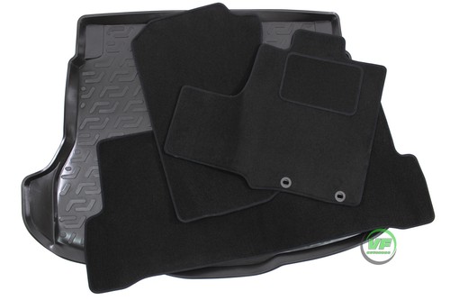 Combo set car mats - +, boot