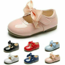 BABY GIRLS SPANISH BOW SHOES