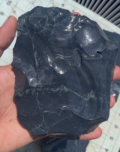 Flint knapping percussion - flint,