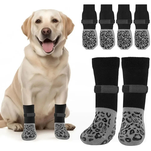 Pack anti slip dog - 4-pack, socks