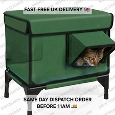 Insulated outdoor cat house - cat,