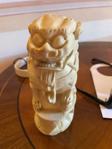Two soapstone carved - carved, japanese