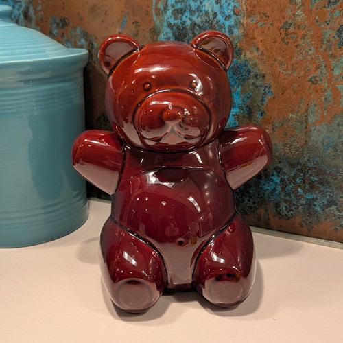 Vintage cookie jar teddy bear - vintage,