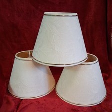 3 x CREAM DAMASK FABRIC