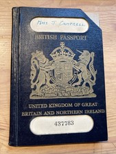 1950s UK Passport - Jean Campbell of Theydon Bois