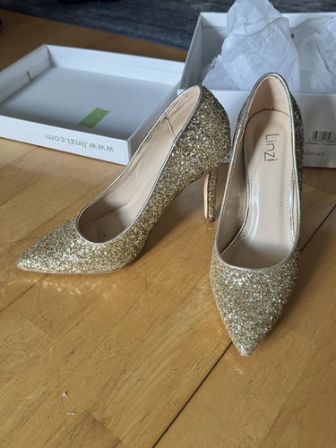 Linzi gold women heels - gold, women's