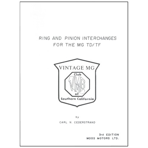 Ring pinion interchanges for - pinion,