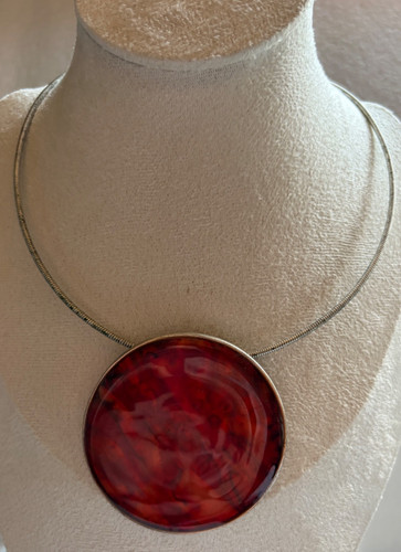 Principles wire necklace large - necklace,