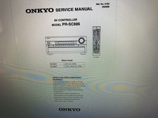 Onkyo Pr-sc886 Service Manual