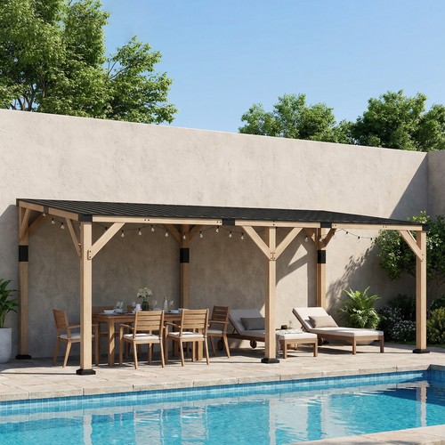 X20 wood gazebo - 10'x20', gazebo,