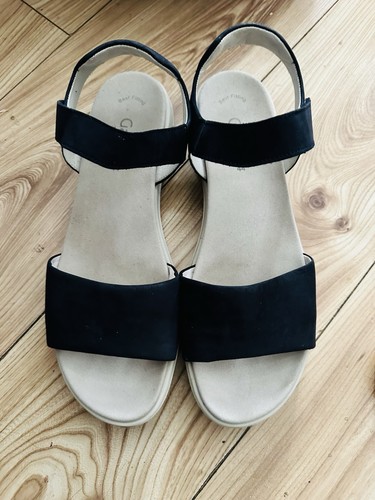 Gabor blue suede sandals - sandals, size