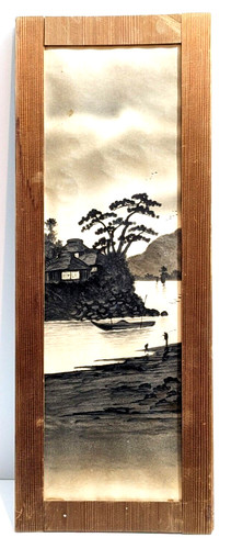 Antique japanese watercolor - antique,
