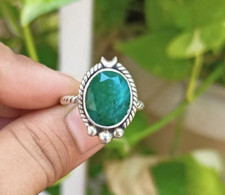 Antique victorian emerald - antique, ring