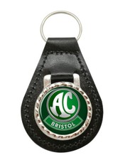 AC Bristol Badge Leather Key Fob
