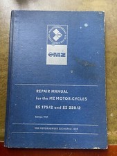 MZ ES 175/2 ES250/2 - Repair &  Maintenance Manual - 1969 Edition