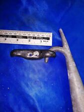  VINTAGE HEAVY DUTY GALAVANISED  BOAT HOOK CLASSIC BOAT DECK FITTING RARE PART