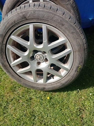 Mk4 golf alloy wheel tyre - golf, wheel+