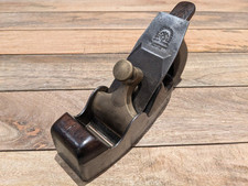 Spiers of Ayr rosewood infill smoothing plane with dovetailed steel body