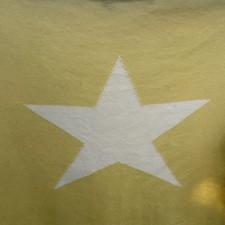 Luella Yellow Cotton Star Jumper Size Medium Made In Italy