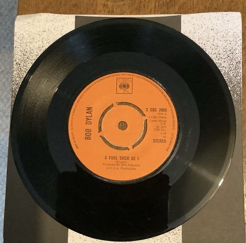 Bob dylan fool such i - dylan, uk