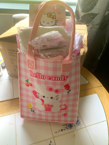 Hello kitty pink cartoon - kitty,