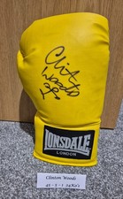 Clinton Woods Signed Boxing