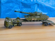 DINKY 616 AEC Articulated Transporter - Trailer And Chieftain - Parts Missing