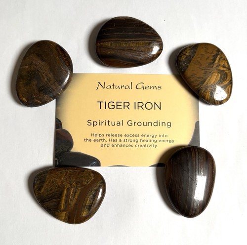 Tiger iron thumbstone non - tiger,