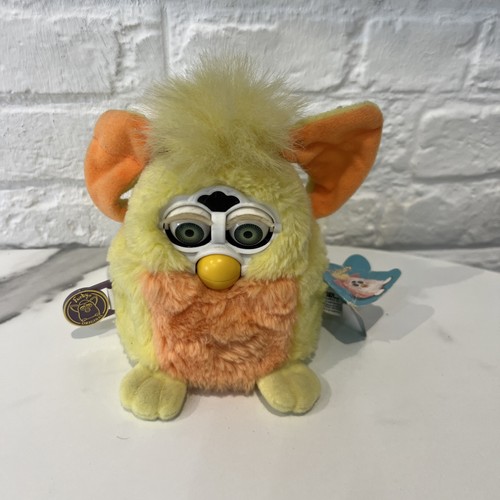Vintage sunny yellow furby - vintage,