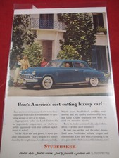 1948 Print Ad Studebaker 4-DR Land Cruiser