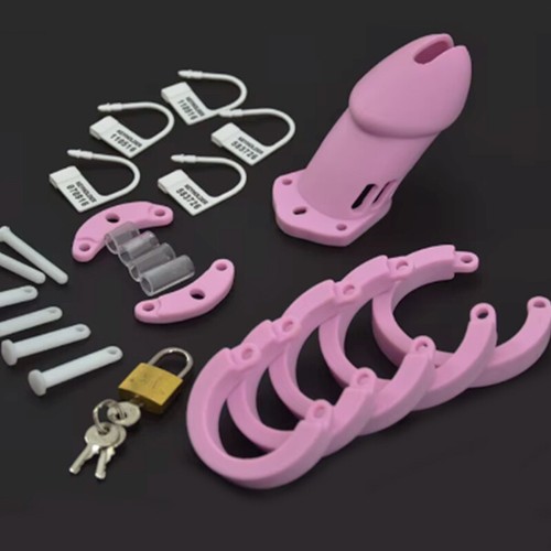 Soft silicone chastity cage - silicone,