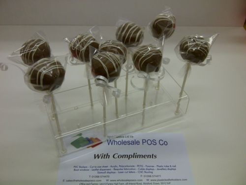 Pop cake lollipop perspex - pop,