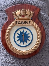 HMS EXAMPLE SHIPS CREST ROYAL NAVY