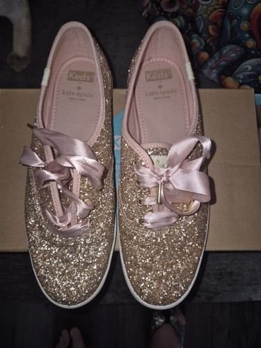 Kate spade keds - x, gold