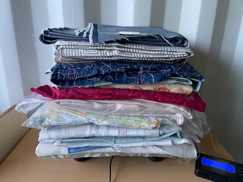 3kg fabric bundle - 18.3kg, job